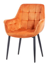 Virginia Cognac Polsterstuhl 4er Set